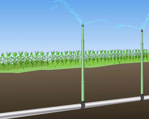 七台河地埋式多节自动伸缩喷灌集成设备